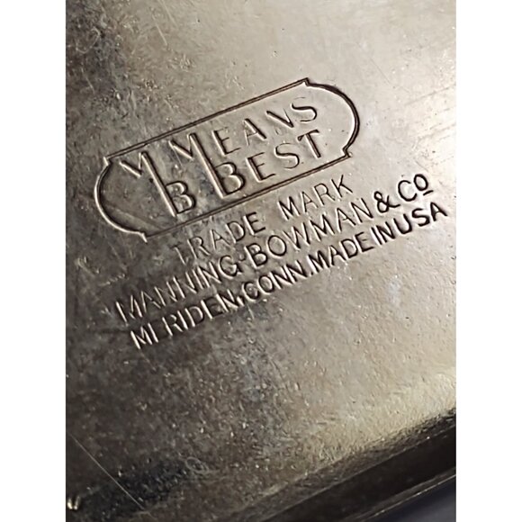 MANNING QUALITY BOWMAN TABLE DUSTPAN CRUMBS SCOOP SET Bakelite Handle - Picture 4 of 11